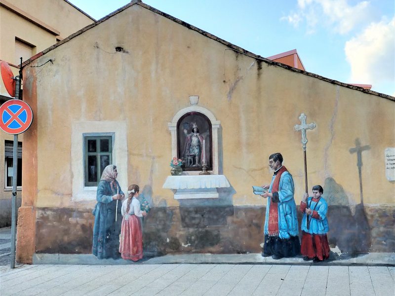 Chiesa di Sant'Efisio - murale, Capoterra