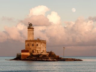 Island of Bocca’s Lighthouse, Olbia