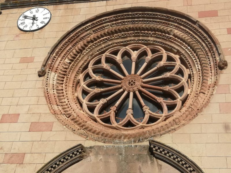 Church of San Gavino - rose window, Gavoi