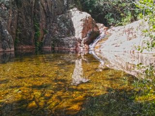 Natural pools of Monte Ferru, Gairo